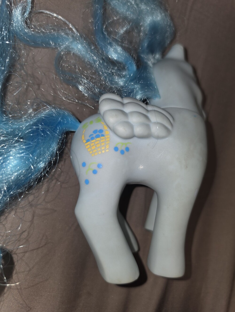 Vintage My Little Pony G1 Blueberry Baskets MLP 1987 Sweet Berry Pegasus Ponies - Picture 6 of 6